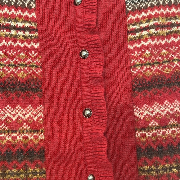 Eddie Bauer Fair Isle Wool Sweater - Picture 2 of 12